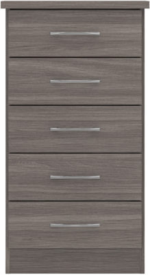 Nevada 5 Drawer Narrow Chest