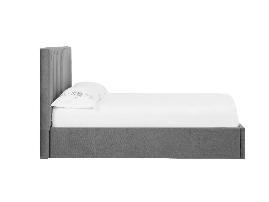 The Smoked Grey Ottoman Bed