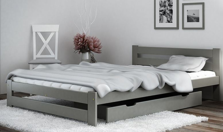 Xiamen Bed Grey