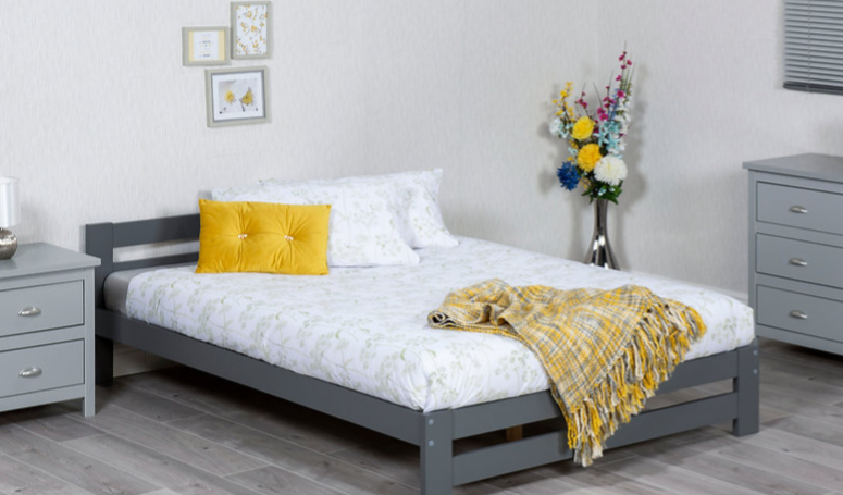 Xiamen Bed Grey
