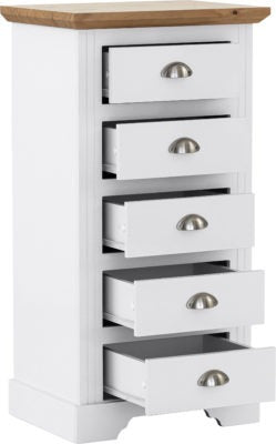 Toledo 5 Drawer Narrow
