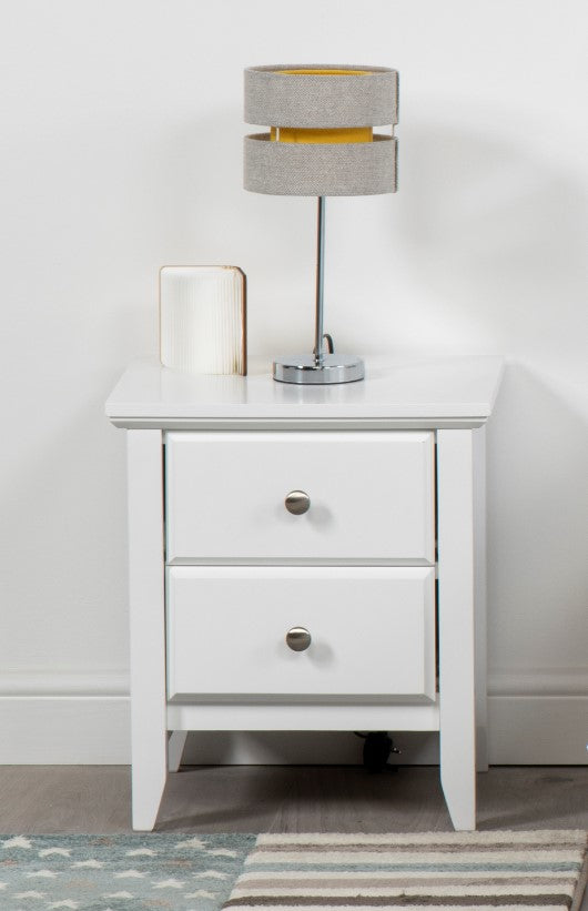 White Bedside
